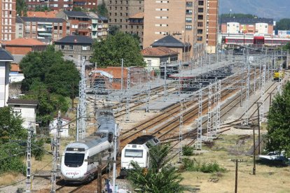 Foto de archivo de la zona ferroviaria de Ponferrada. L. DE LA MATA