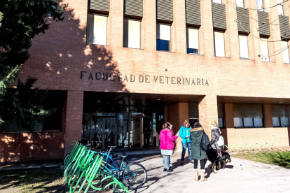 Fachada de la Facultad de Veterinaria, en el campus de Vegazana. DL