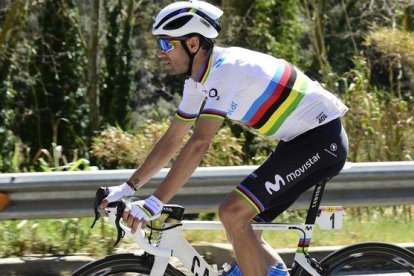 Alejandro Valverde en la Volta de Catlauña.