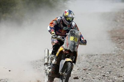 Marc Coma, en una etapa del Dakar.