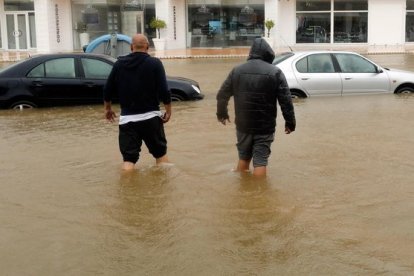 Inundación en Xàbia, Alicante.