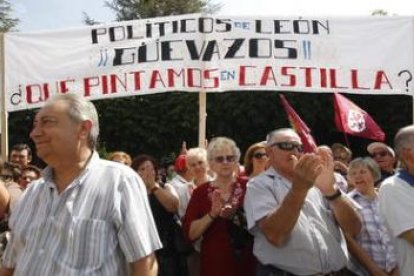 El declive de la provincia de León, representado por algunos de los jóvenes manifestantes que partic