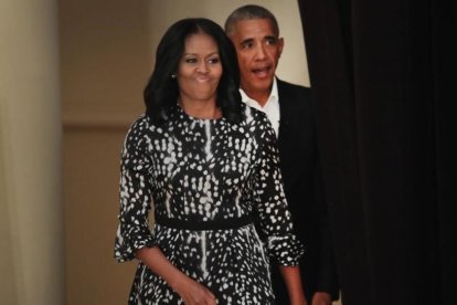 Barack y Michelle Obama, en Chicago, el pasado 3 de mayo.