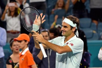 Federer es el gran favorito para llevarse el Master de Miami.