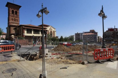 Obras del Plan de Integración de Feve en la zona Juan de Austria.