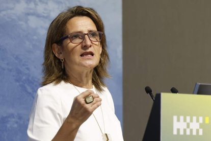 La ministra de Transición Ecolçogica, Teresa Ribera. CHEMA MOYA