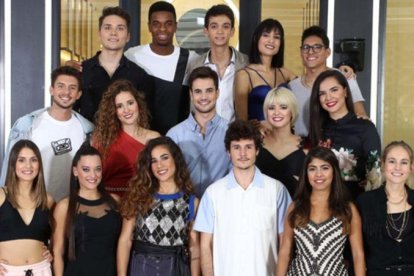 Los 16 concursantes de OT 2018.