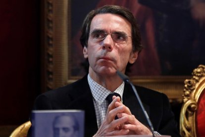 El expresidente del Gobierno y presidente de FAES, José María Aznar.