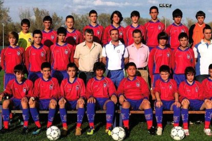 Formación del equipo del San Andrés C que milita en la categoría benjamín.