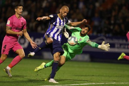 La Deportiva ganó 1-0 al Málaga hace 12 meses con un gol de Yuri en el último cara a cara en El Toralín. LDLM