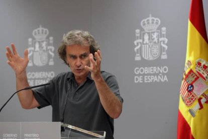 El director del Centro de Coordinación de Alertas y Emergencias Sanitarias, Fernando Simón. KIKO HUESCA