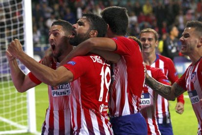 El Atlético se sacó las espina de las últimas decepciones frente al Real Madrid. KALNINS