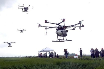 Este 2019, los vuelos de drones gestionados por Enaire han sido 255. YONHAP