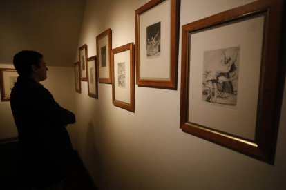 Una exposición en el Museo Casa Botines Gaudí. RAMIRO