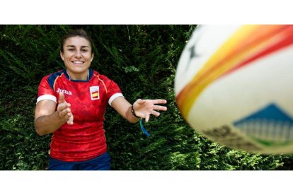 La leonesa María Casado busca con la selección española una plaza para sus segundos juegos olímpicos. SARA CAMPOS