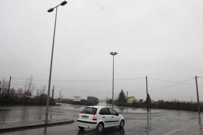 Entrada al centro logístico de Ponferrada.