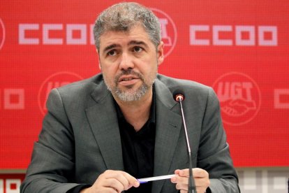 El secretario general de CCOO, Unai Sordo, ha fijado el 8 de marzo, día internacional de la mujer, como primera fecha de la ofensiva laboral.