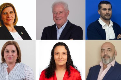 María Paz Martínez (Independientes por Fabero), Demetrio Alfonso Canedo (PSOE), Diego Álvarez Aller (PP),  María Ángeles Arias (CB), Sasquia Julio Granda (IU), Luis Antonio González (Vox). DL