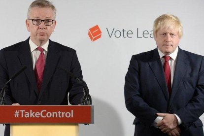 Michael Gove (izquierda) y Boris Johnson, en una imagen de archivo.