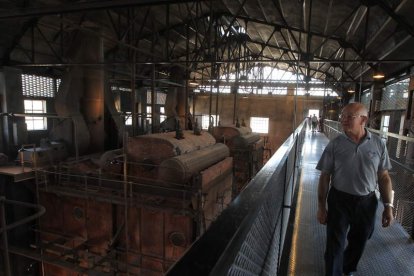 Interior de la Fábrica de la Luz, la parte abierta al público del Museo de la Energía. L. DE LA MATA