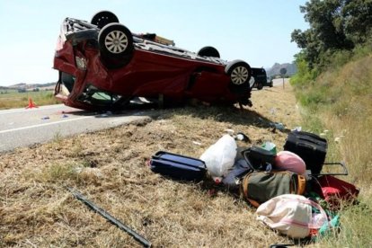 Accidente ocurrido en Artesa de Segre