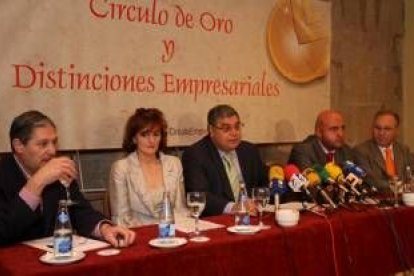 Un momento de la presentación de los galardonados en el Hostal San Marcos