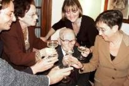 Joan Riudavets celebró sus 114 cumpleaños el pasado mes de diciembre