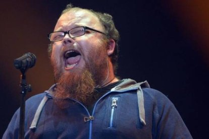 El cantante alemán Andreas Kümmert, durante su actuación en el programa de candidatos a Eurovisión.