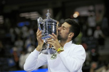 Djokovic conquistó su 24 Grand Slam. GUNTHER