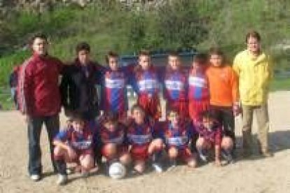 Formación de la Peña Barcelonista en la 1.ª División Provincial Alevín