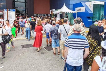 El público se volcó con la cita asturiana de ayer. CÁMARA DE COMERCIO