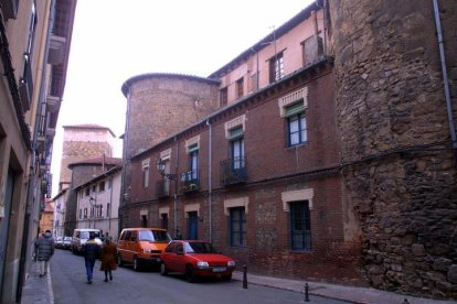 La calle Serradores, en León.