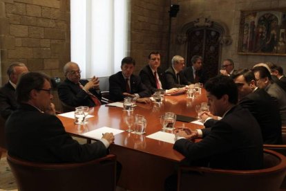 Reunión en la Generalitat para presentar el plan sustituto del proyecto Eurovegas.