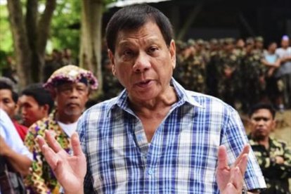 El presidente de Filipinas, Rodrigo Duterte.