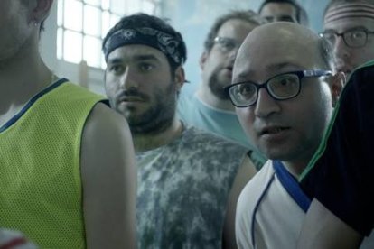 El actor leonés Jesús Vidal en una escena de ‘Campeones’. PELÍCULAS PENDELTON