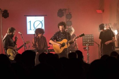 Los miembros de la banda granadina Niños Mutantes, que hoy tocan en Espacio Vías.