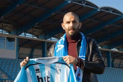 El futbolista leonés Diego Bardanca juega en Eslovenia.