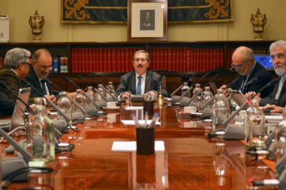 Reunión del pleno extraordinario del CGPJ celebrado la pasada semana. CGPJ