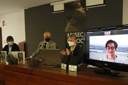 El Museo Liceo Egipcio de León, ayer durante la presentación de ‘Antiguo Egipto’. FERNANDO OTERO