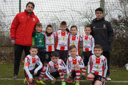 Equipo del CD Cerecedo que milita en la 1.ª División Prebenjamín. J. NOTARIO