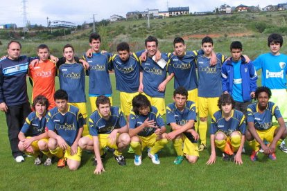 Formación del equipo de La Morenica, campeón del torneo de la regularidad cadete.