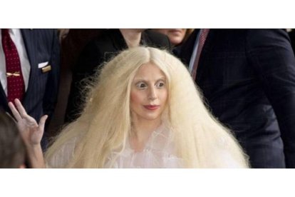 Lady Gaga, a su llegada al Ritz Carlton Hotel de Berlín, el pasado 25 de octubre.