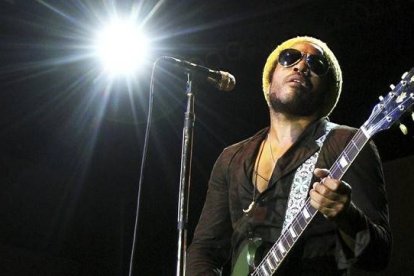 Lenny Kravitz, en un concierto del 2012 en Nueva Orleans.