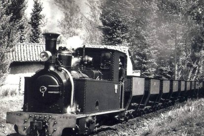 Una de las locomotoras de la línea. DL