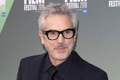 Alfonso Cuarón, en Londres, el pasado 13 de octubre