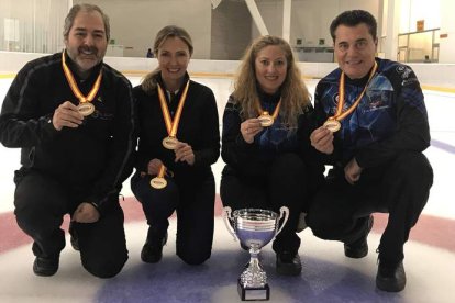 León está de moda en el curling nacional y europeo. DL