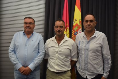 Roberto Aller, Emilio Martínez y Valentín Martínez, recién elegidos. UPL