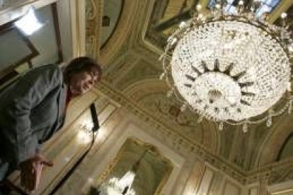 Narbona, ayer en el Congreso, donde se aprobó la ley que regula la gestión de los parques nacionales