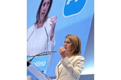 De Cospedal, en un acto del PP en Valencia.