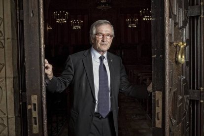 Xavier Trias en el Ayuntamiento en una foto de archivo.